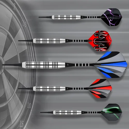 Vista 4 de Steel Tip Darts Set 18 Grams15 Pack Steel Barrels