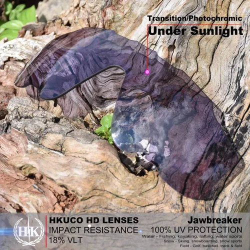 Vista 4 de HKUCO Lentes de repuesto para hombre Oakley Jawbreaker