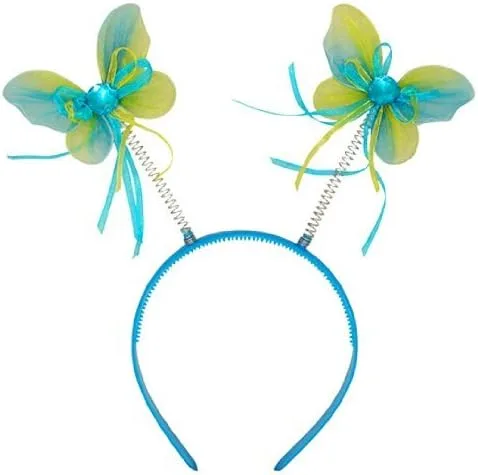 Vista 2 de Juego de tutú de mariposa de neón azul y verde (4 piezas)
