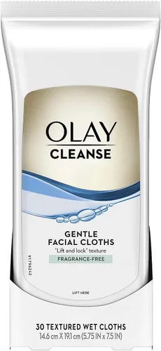 Vista 8 de Olay Limpiar paños faciales suaves, sin fragancia, 30 unidades. El embalaje puede variar