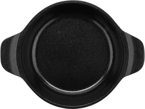 Vista 2 de G.E.T. CA-101-BK/BK/CC Heiss® - Mini bandeja para hornear/cazuela de aluminio fundido de bajo consumo, 10 onzas, color negro