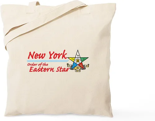 Vista 21 de CafePress Eastern Star Tote Bag Bolsa de lona natural, bolsa de compras de tela, Caqui