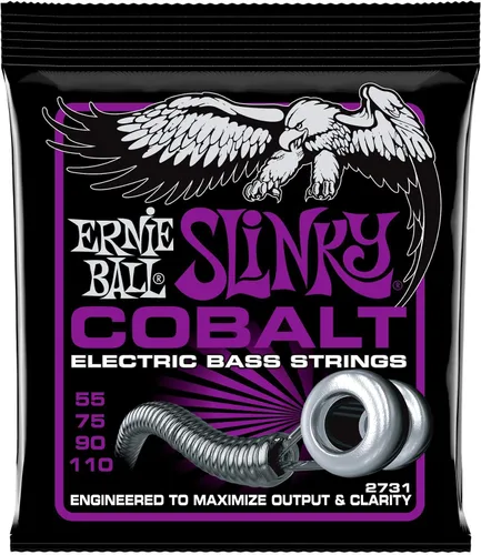 Vista 10 de Ernie Ball Slinky Cobalt - Cuerdas para bajo eléctrico de 6 cuerdas, calibre 32-130 6-String (32-130)