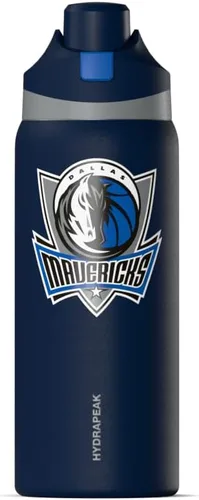 Vista 28 de Hydrapeak Botella de agua aislada de 32 onzas con licencia oficial de la NBA Atlanta Hawks Oasis con tapa y asa con botón de presión, botella
