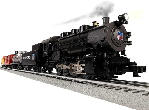 Vista 2 de Lionel Union Pacific Flyer - Juego de tren eléctrico de calibre O con control remoto, a partir de 14 años Bluetooth 5.0, control remoto, vagones