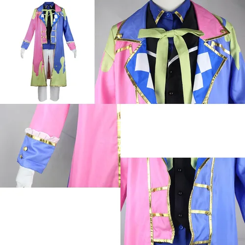 Vista 4 de TMSREBU Kamishiro Rui Cosplay Uniforme Escolar Proyecto Sekai Colorido Etapa Traje Traje Halloween Conjunto Completo