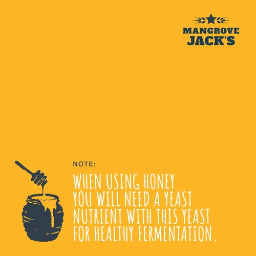 Vista 8 de Mangrove Jack's Craft Series M05 Mead Levadura, levadura de alto éster 3 x