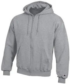 Vista 3 de Champion Capucha con cremallera completa de forro polar de doble acción seca para hombre, Acero ligero
