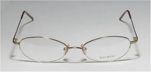 Vista 3 de Vera Wang V05 - Gafas para mujer y mujer, diseño de medio borde, glamuroso, estilo japonés