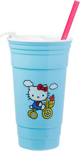Vista 19 de Silver Buffalo Disney Encanto Family is Everything - Vaso de plástico de 32 onzas con tapa y popote