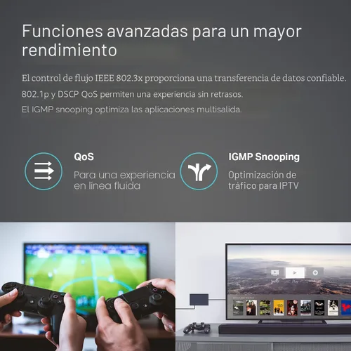 Vista 6 de TP-Link TL-SG105, conmutador Ethernet Gigabit no administrado de 5 puertos, concentrador de red, divisor Ethernet, Plug & Play, diseño de metal sin