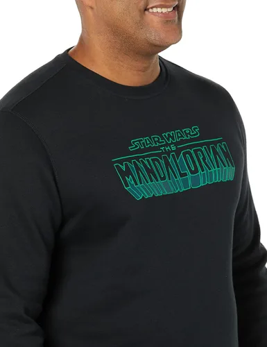 Vista 4 de Tienda Essentials Disney Marvel Star Wars - Sudadera de forro polar con cuello redondo para hombre