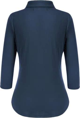 Vista 6 de JACK SMITH Camiseta polo deportiva que absorbe la humedad para mujer de secado rápido