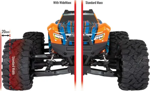 Vista 2 de Traxxas Black WideMaxx Kit de suspensión TRA8995