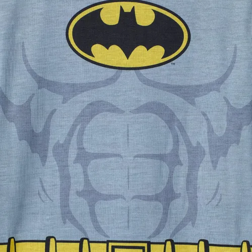 Vista 4 de BATMAN Pijamas para niños Conjunto de ropa de dormir de 4 piezas para niños, pantalones de pijama y camisas de dormir para niños grandes y niños