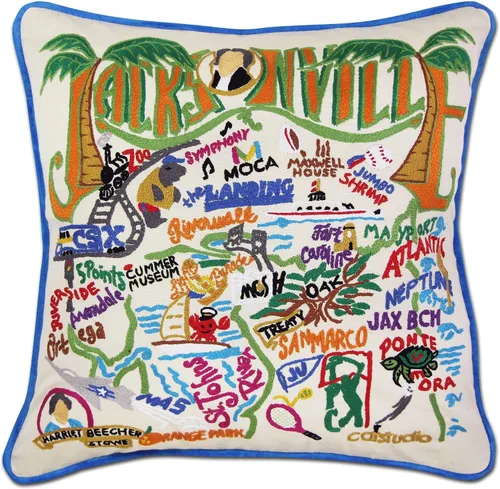 Vista 99 de Catstudio Portland (Oregon) - Almohada decorativa bordada