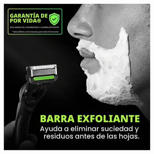 Vista 6 de Gillette Labs - Recambios de cuchilla de afeitar para hombre con barra exfoliante, compatible con maquinillas de afeitar Gillette Labs, 10 cartuchos