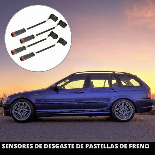 Vista 2 de X AUTOHAUX Sensor de desgaste de pastillas de freno delantero trasero