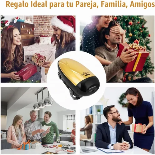 Vista 4 de Masajeador de calor de mano profesional con cordón/inalámbrico, carga USB, vibración para cuello, piernas, mano, 2 nodos de masaje, 1 botón caliente
