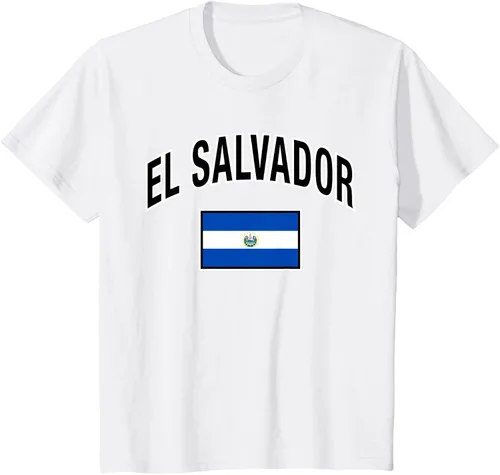 Vista 21 de Camiseta salvadoreña Orgullosa Bandera de El Salvador, Negro
