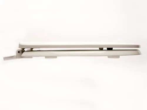 Vista 3 de 1Q1R5-04 Asiento de inodoro de madera moldeada prémium con bisagra Vari-Adjust Release 'N' Clean Lok-Down y accesorios de montaje Quik-Lok, redondo