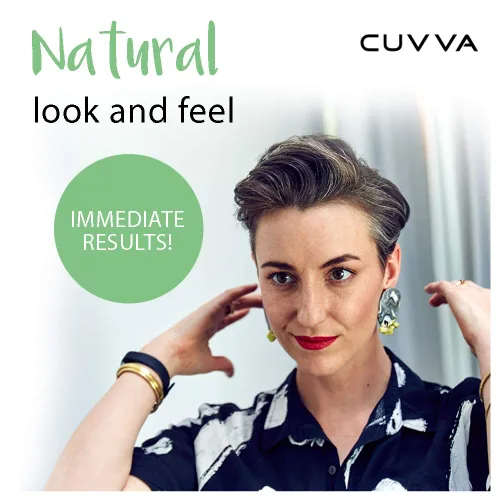 Vista 4 de CUVVA Fibras capilares para adelgazar el cabello, corrector de pérdida de cabello con queratina, cabello más grueso en 15 segundos, botella de 0.87
