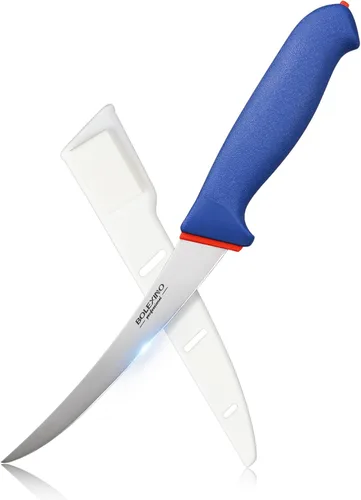 Vista 10 de Cuchillo de deshuesado de 6 pulgadas Hoja curvada flexible