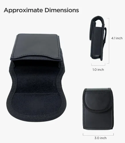 Vista 6 de Funda para teléfono compatible con Samsung Galaxy Z Flip 7/6/5/4/3, Motorola Razr Series, soporte para cinturón para teléfono celular con tarjetero