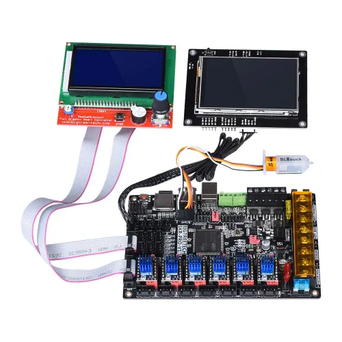 Vista 5 de BIGTREETECH SKR Pro V1.2 32bit Placa de control de alta frecuencia, placa base de impresora 3D, compatible con TMC5160, TMC2209, TMC2130, TFT35 E3