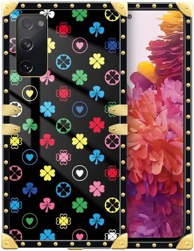 Vista 158 de Funda compatible con Samsung Galaxy S10 4G, TPU suave de lujo y parte trasera de policarbonato duro para niñas y mujeres, funda protectora a prueba