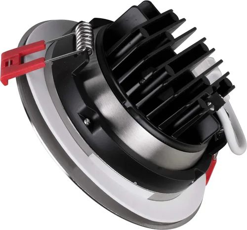 Vista 5 de NICOR Lighting DGD411203KRDNK - Focos LED (níquel)