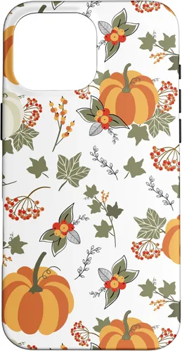 Vista 18 de Fall Leaves Autumn Pumpkin Pattern Autumn Vibes Color Case for iPhone 17