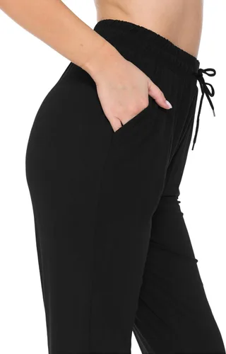 Vista 5 de Leggings Depot - Pantalones deportivos de calce relajado para mujer, con bolsillos y puños, ideales para yoga y entrenamiento