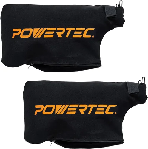 Vista 15 de POWERTEC Bolsa colectora de polvo para sierra ingletadora de 7-1/4 pulgadas, 8-1/2 pulgadas, se adapta a puertos de polvo nominales de 1-1/2