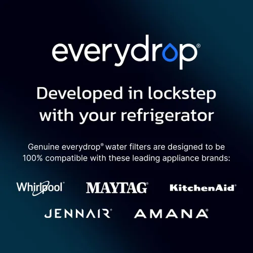 Vista 12 de everydrop by Whirlpool Ice & Water Refrigerator Filter 3, Aqua, EDR3RXD1