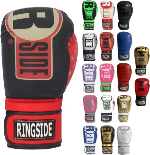 Vista 23 de Ringside Apex - Guantes de boxeo IMF-Tech con soporte seguro para la muñeca, guantes de boxeo sintéticos para hombres y mujeres