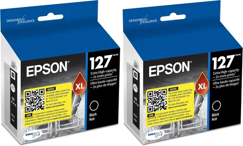 Vista 7 de EPSON 127 DURABrite Ultra Tinta Negra Cartucho para NX-530, NX-625, WF-3520, WF-3530, WF-3540, WF-545, WF-60, WF-630, WF-633, WF-635, WF-645