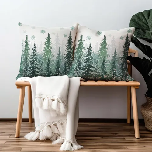 Vista 157 de Juego de 2 fundas de almohada de 16 x 16 pulgadas, diseño patriótico de bandera estadounidense con estrellas para exteriores, estilo casa de campo