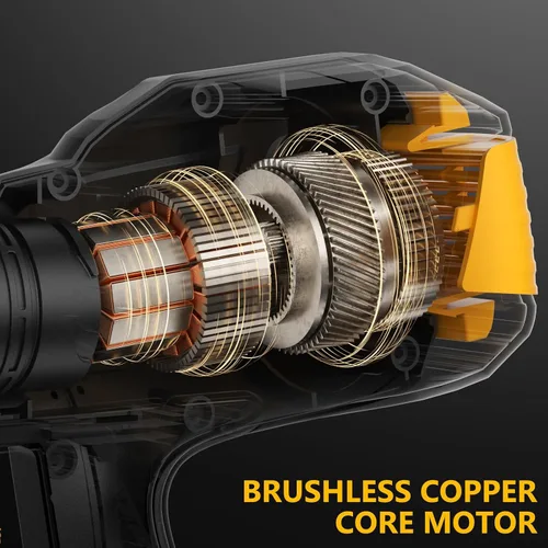 Vista 2 de Pulverizador de pintura inalámbrico sin escobillas para batería Dewalt de 20 V, 4 boquillas, viscosidad de 150 Din/s, caudal de 33.8 fl oz/min