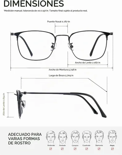 Vista 5 de ZanyLen Lentes de bloqueo de luz azul, para computadora/juegos/TV/teléfonos para hombres/mujeres Negro