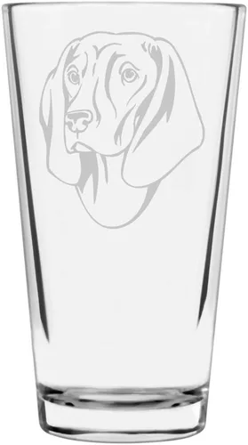 Vista 65 de Podenco Canario - Vaso de pinta de 16 onzas con temática de perro personalizado