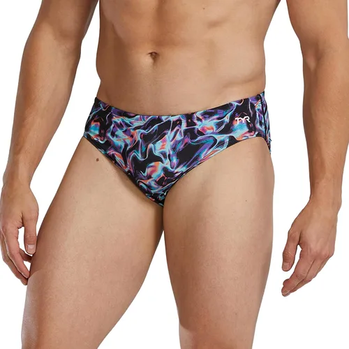 Vista 40 de TYR Men's Durafast Elite Racer Brief Swimsuit Negro