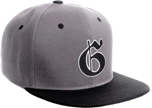 Vista 182 de Daxton Gorra clásica con visera de billete plano con letras del alfabeto inglés antiguo de la A a la Z