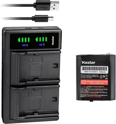 Vista 8 de Kastar Cargador de batería dual inteligente para Motorola ULFRS4002A ULFRS-4002A, TalkAbout EM1000 EM1000R EM1020R FV800 FV800R T4800 T4900 T5000