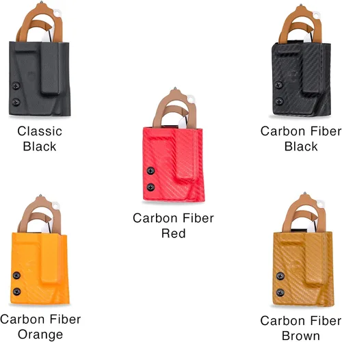 Vista 6 de Clip & Carry Kydex - Funda multiherramienta para tijeras de trauma de cuero Raptor, fabricada en Estados Unidos (multiherramienta no incluida) EDC