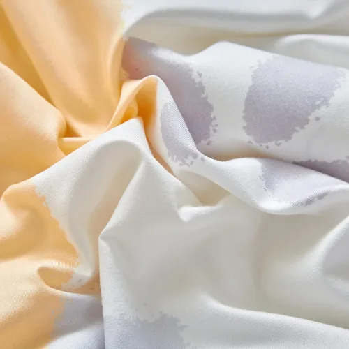 Vista 8 de UOZZI BEDDING Juego de edredón reversible de 6 piezas para niños de microfibra suave con flores grises y naranjas