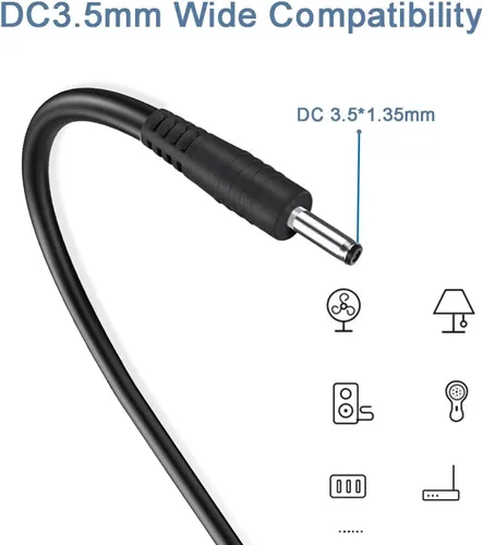 Vista 3 de Cable de alimentación de repuesto para Hatch Baby Rest, Rest+ and Rest Mini máquina de sonido, cable de carga USB