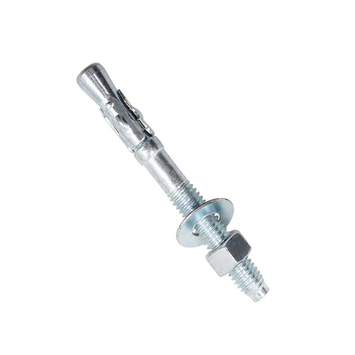 Vista 23 de Anclaje de cuña de 1/2" x 2-3/4", solo para cemento y hormigón, tornillos de acero al carbono galvanizados y pernos de retraso (10 unidades)