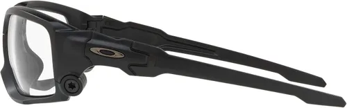 Vista 4 de Oakley OO9329 SI Ballistic Shocktube - Gafas de sol redondas, color negro mate, transparente, 2.402in