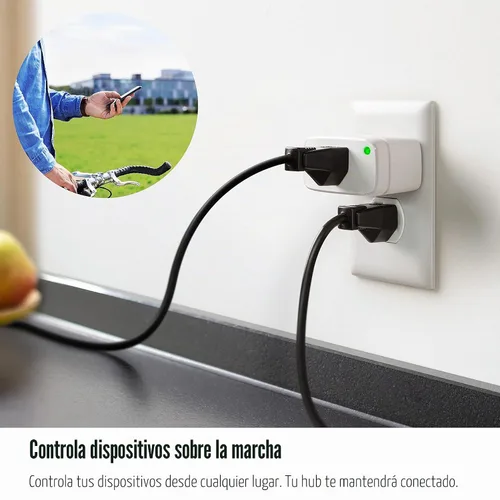 Vista 5 de Eve Energía (matriz) - Enchufe inteligente, aplicación y control de voz, 100% privacidad, materia sobre hilo, funciona con Apple Home, Alexa, Google